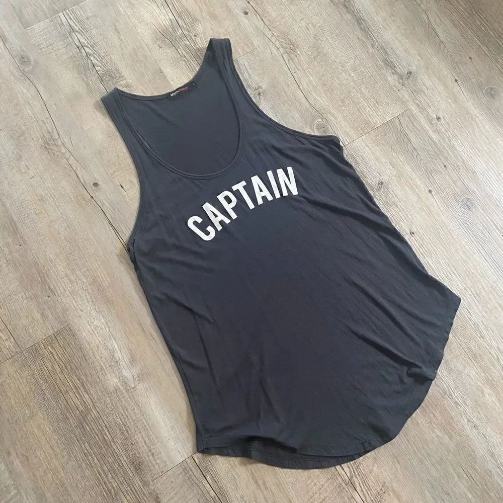 South Parade Grey “Captain” Tank Top